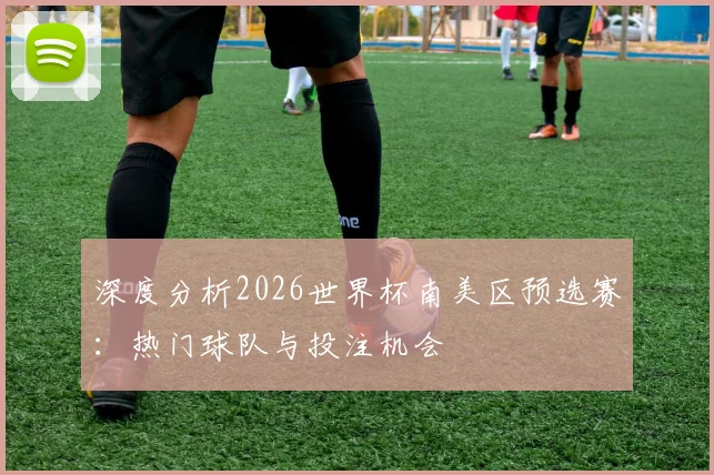 深度分析2026世界杯南美区预选赛：热门球队与投注机会